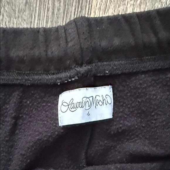 Lauren Moshi Black Joggers with Eye and Star Designs - Picture 2 of 3